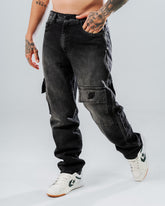Jeans Baggy Cargo Black